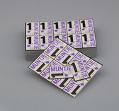 CombiCraft Paper Consumption Coin tapis ou coupons de consommation en karton lisse - Violet 1 pièce - 1000 pièces