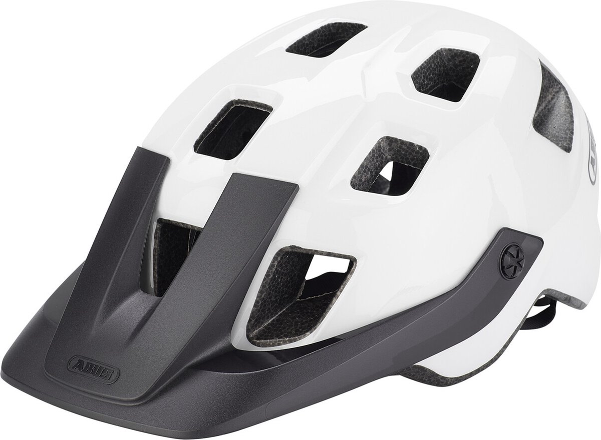 Abus MoTrip MTB helm - Shiny White - M