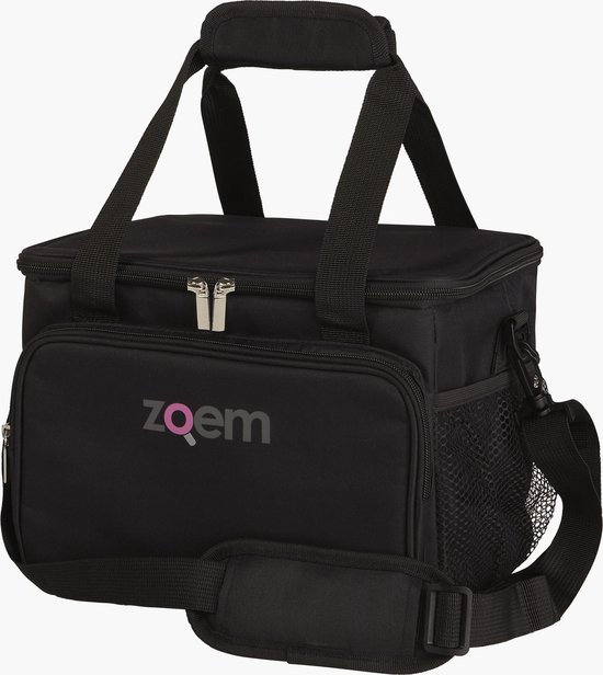 Zoem - Koeltas - Stevige koeltas - Zwart - 15 Liter - Koelelementen - Koelbox - Koeling - Lunch - Picknick - Strand - Zee - Zon - Eten en drinken - Fris - Cadeau - Vouwbaar - Compact van Zoem — afbeelding 2