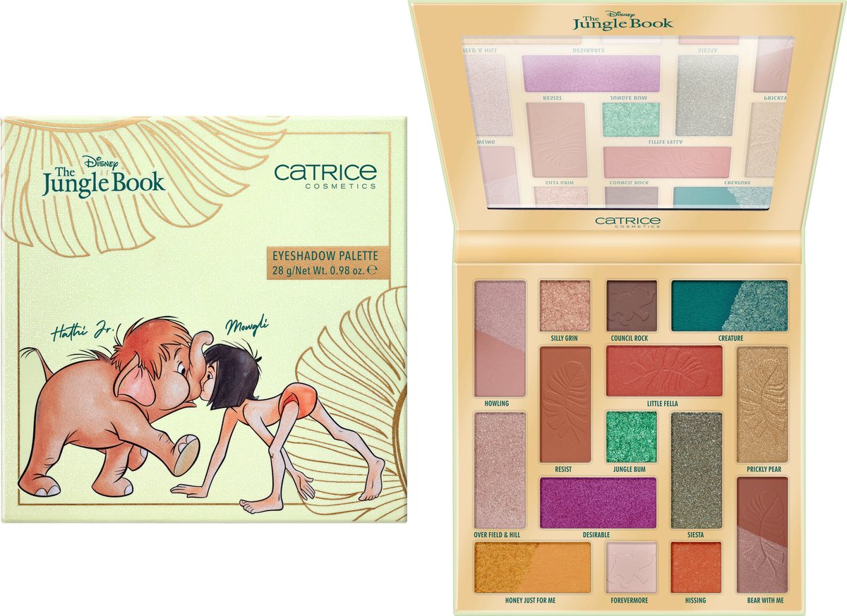 Catrice Oogschaduw Palette Disney The Jungle Book 020 Stay In The Jungle, 28 g - catrice