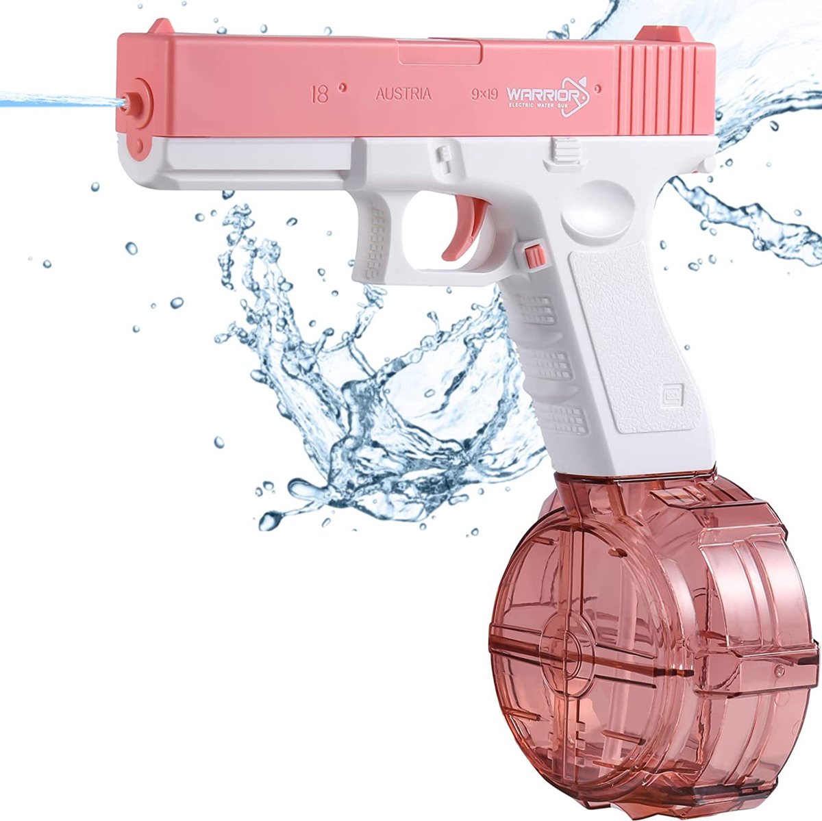 Aquarmy - Elektrisch waterpistool - Automatisch waterpistool - Handwatergun - Buitenspeelgoed - Roze