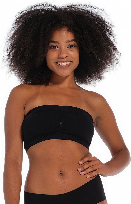 MAGIC Bodyfashion Bandeau Bra Zwart Dames - Maat XL