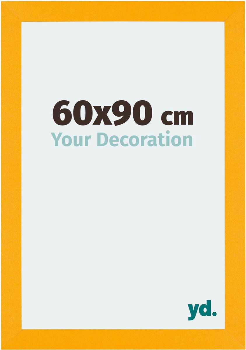 Your Decoration - Fotolijst 60x90 cm - MDF - Geel - Mura
