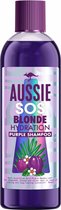 3x Aussie Zilvershampoo SOS Blond Hydration Vegan 290 ml