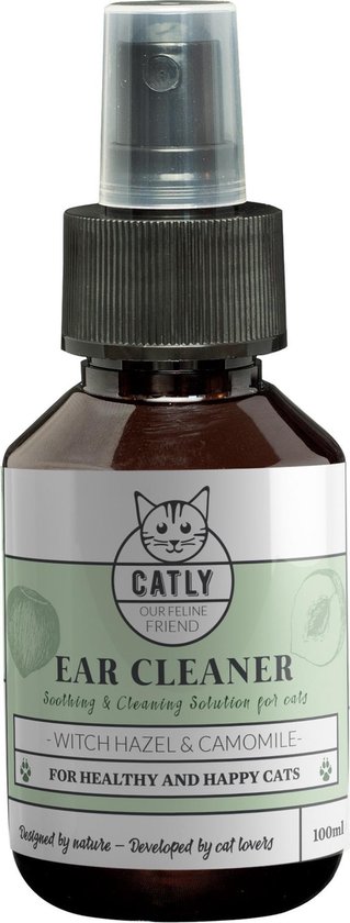 CATLY Ear Cleaner Spray 100ml I Cat Ear Cleaner and cat Ear mite Treatment  I Chamomile... | bol.