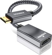 Sounix Mini HDMI naar HDMI kabel - 4K@60Hz - Gold Plated - 0.2 Meter