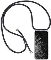 Hoesje met koord - ketting - Draagriem voor Schouder / Nek - touw - Hanger - Schouder tas - Geschikt voor: Xiaomi Redmi 9C - transparant
