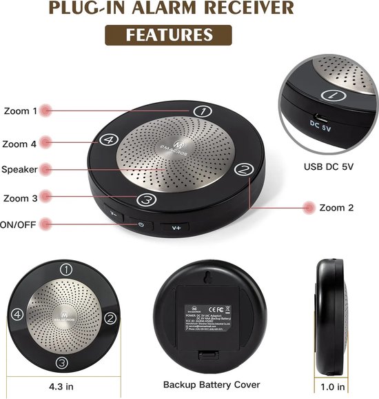 Emacros Wifi Opritverklikker met app - Infrarood sensor - Bol