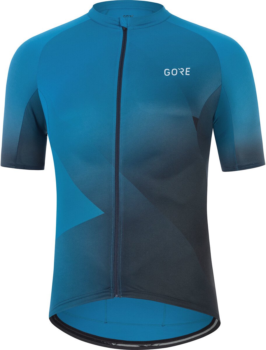 Gore® Wear Fade Korte Mouw Wielertrui Blauw S Man