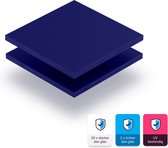 Plexiglas plaat 8 mm dik - 100 x 60 cm - Letterplaat Nachtblauw