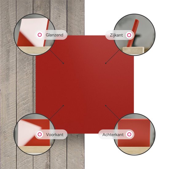 Plexiglas plaat 8 mm dik - 180 x 90 cm - Letterplaat Signaalrood | bol