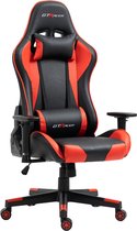 GTRacer Pro Special - Game Stoel - Gaming Stoel - Ergonomische Bureaustoel - Gamestoel - Verstelbaar - Gaming Chair - Zwart / Rood