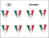 Vlaggenlijn Mexico 10 meter - Landen EK WK Mexicaan festival thema feest fun