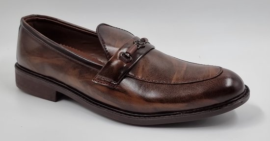 DEJAVU - Chaussures Homme - Chaussures à enfiler Homme - Marron - Taille 42