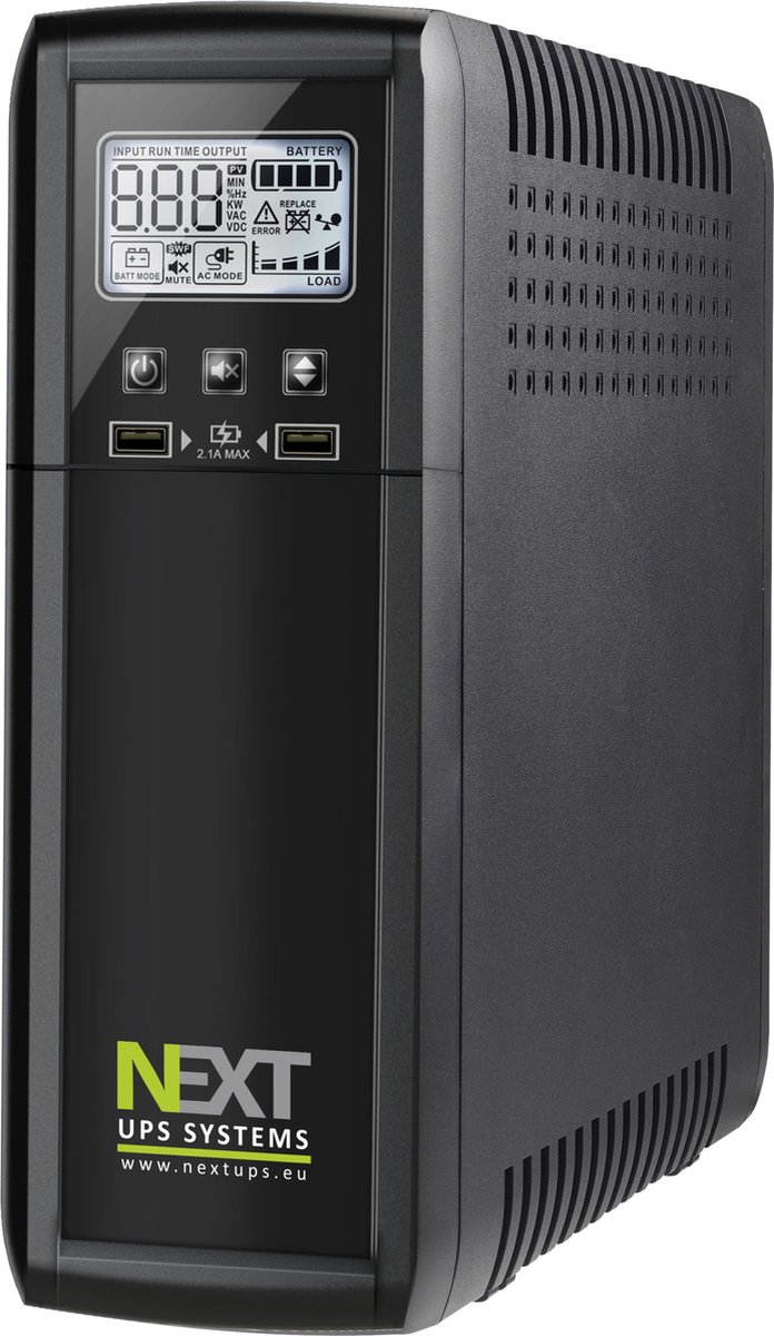 NEXT UPS Systems Mint+ UPS Line-interactive 1,2 kVA 720 W 4 AC-uitgang(en)
