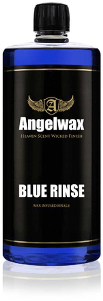 Angelwax Blue Rinse 1L wax infused finale - super simpele “spray-on en rinse-off methode” -Angelwax Blue Rinse verkort uw droogtijd - toegevoegde carnauba wax