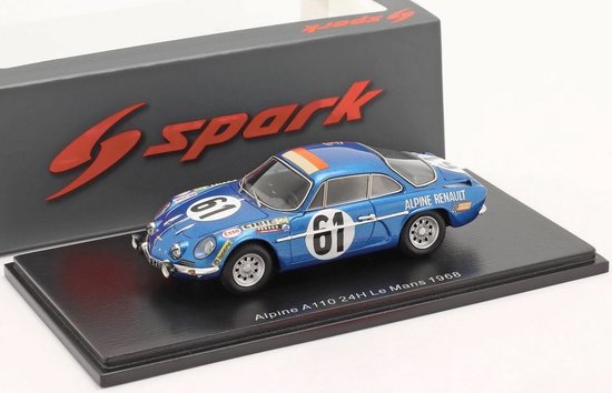 Décalcomanies 1/16 Alpine 1300/1600 #61 Le Mans 1968 + Version Route – Ref COLORADO DCC1602 – Neuf