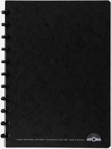 Atoma meetingbook, ft A4, zwart, gelijnd 9 stuks