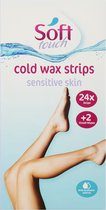 Cold Wax Strips sensitive skin 24x strips