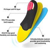 inlegzool voor voeten / optimum cushioning and support - sports shoe insoles \ inlegzolen voor frisse voeten - extra demping 41/42