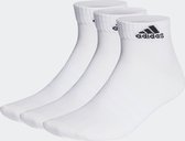 adidas Sportswear Thin and Light Enkelsokken 3 Paar - Unisex - Wit - 37-39