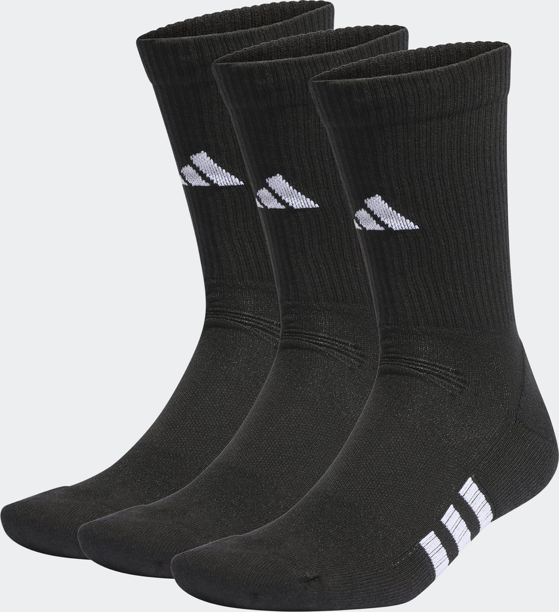 adidas Performance Performance Gevoerde Sokken 3 Paar Unisex – 37-39 Zwart