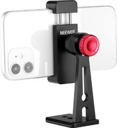 Neewer® - Metalen Mobiel - Telefoonhouder klem - Desktop - Statief - Mount Adapter - 5.5-9cm Breed - Foto & Video Accessoires - Statieven