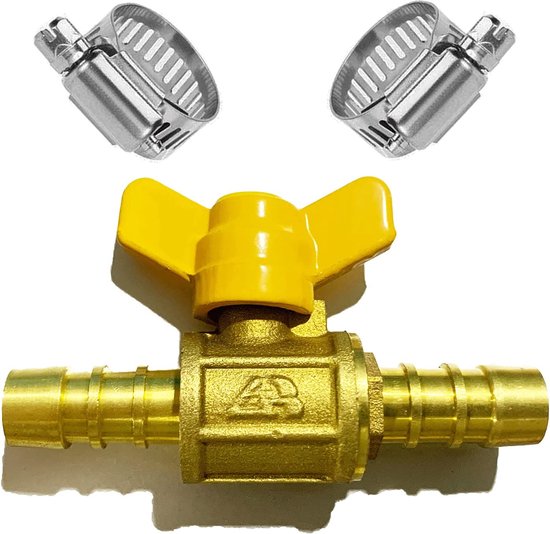 Dubbele Tuinkraan Messing Tuinkraan Messing Vorstbestendig Buitenkraan - Universele Dubbele Buitenkraan Voor De Tuin - 2 Aansluiting Wasmachine Regenton Water Buitenkraan Duo