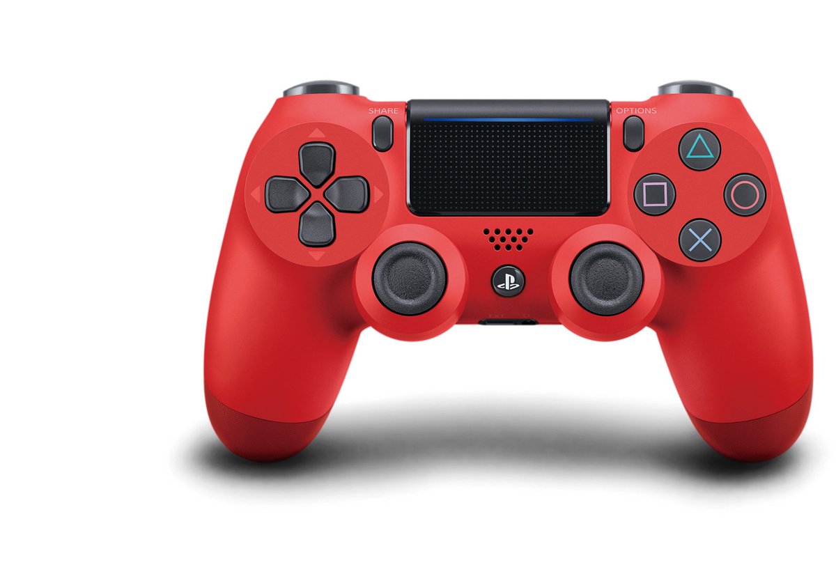 Sony Official PlayStation 4 Dualshock 4 Controller - Version 2 - Magma Red - PS4