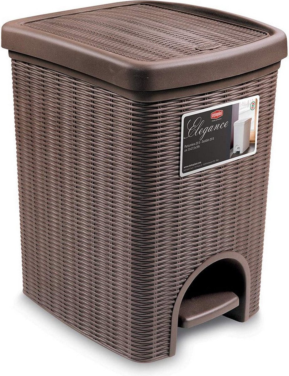 Stefanplast Elegance Garnitur – Rattan-Set In Navy Blau, Made In Italy, 11x11x40 Cm, Modern & Elegant