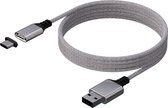 Konix 3328170282123, 3 m, USB A, USB C, Wit