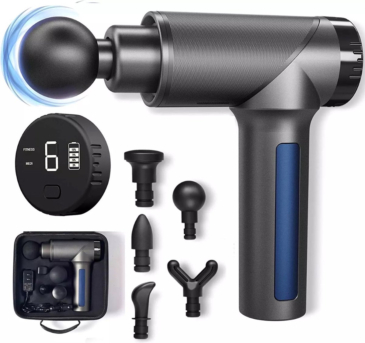 BOLT® Massage Gun - sport en relax massage - professioneel - Massage Apparaat - Digitaal