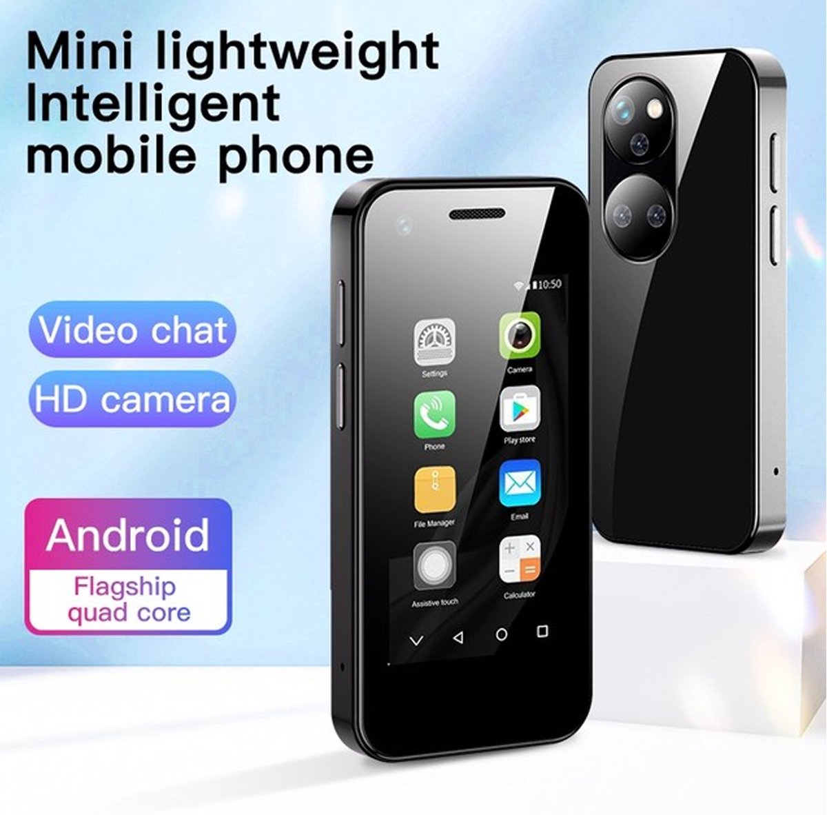 smartphones Cubot Pocket, mini telephone mobile 4 pouces