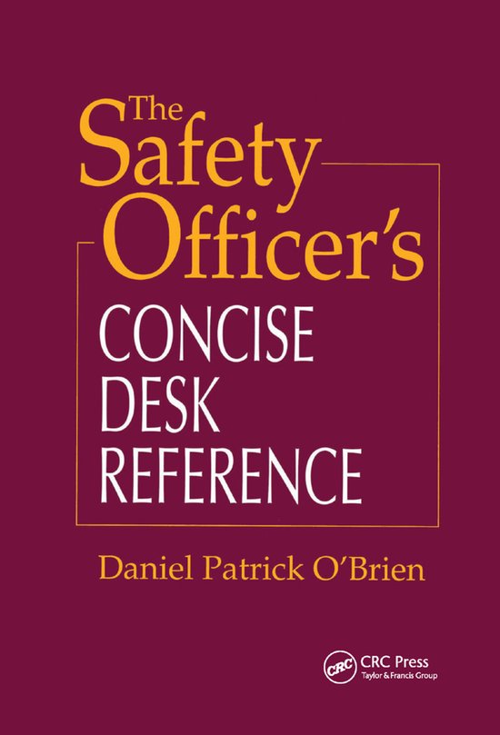 The Safety Officer's Concise Desk Reference - cover