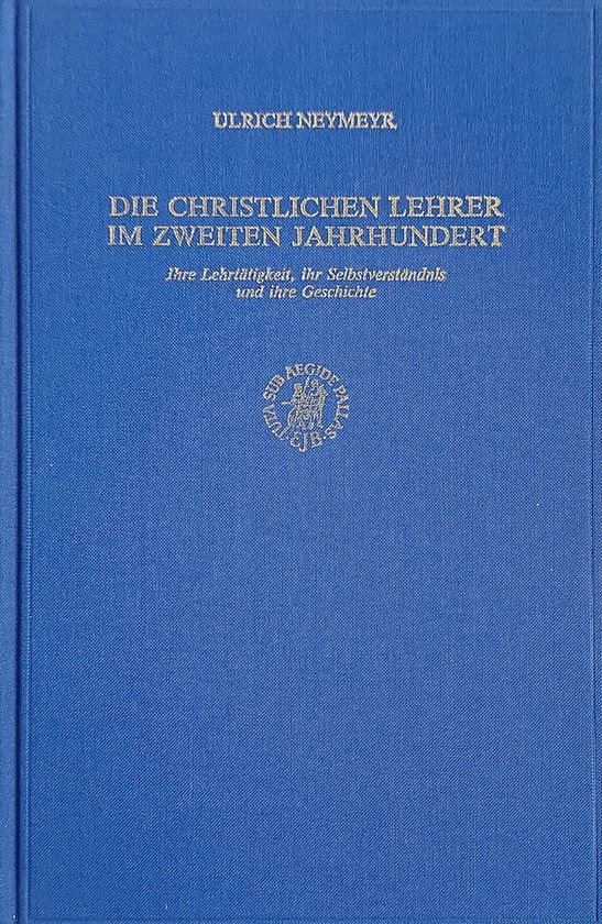 Foto: Vigiliae christianae supplements die christlichen lehrer im zweiten jahrhundert