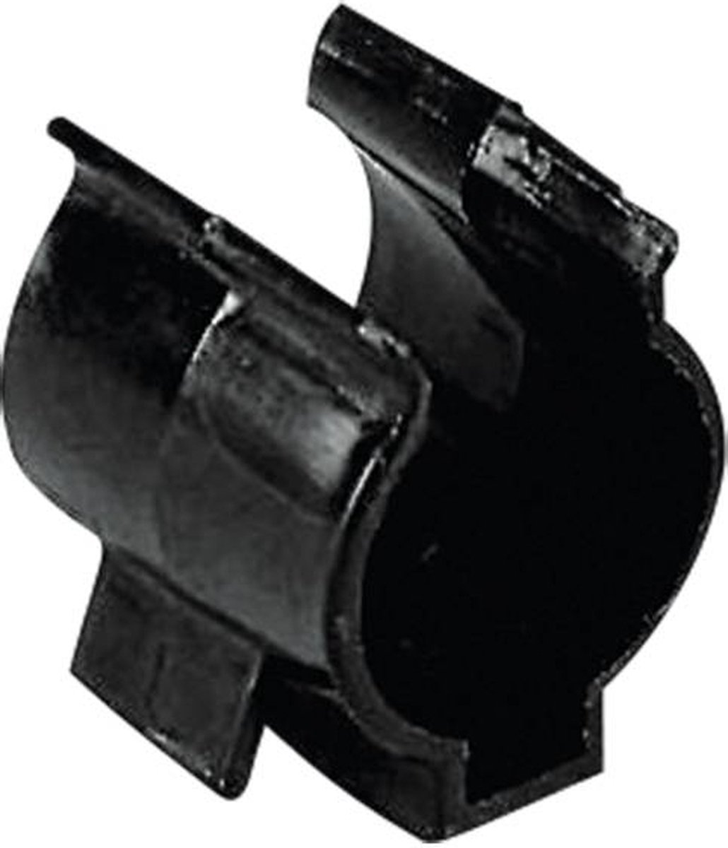 Boothaak klem voor diameter 25 <> 32mm - Zwart