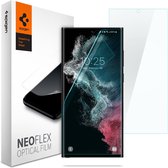 Geschikt voor Spigen Samsung Galaxy S22 Ultra Neo Flex Screen Protector 2 Stuks