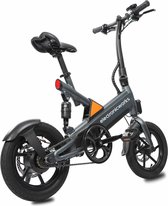 ElectronicWorks AiO-2 - Elektrische Fiets - 14 Inch E-bike - 36V 10A - 250W - Extra Schokdemper - 40Km E-Modus Bereik