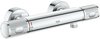 Grohe Grohtherm 1000 Performance - douchethermostaat met S-koppeling- chroom - 15cm