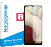 Telefoonglaasje Screenprotectors - Geschikt voor Samsung Galaxy A12 - Case Friendly - Gehard Glas Screenprotector - Geschikt voor Samsung Galaxy A12 - Beschermglas