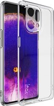Lunso - Geschikt voor Oppo Find X5 - TPU Backcover hoes - Transparant
