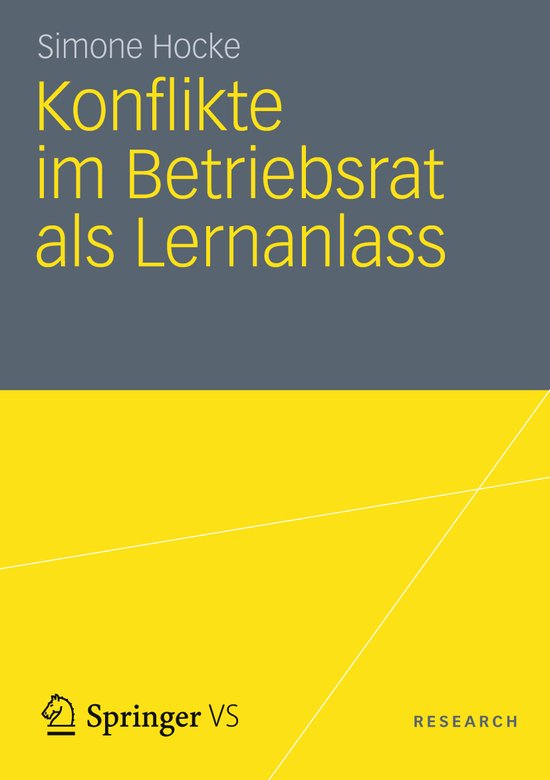 Konflikte Im Betriebsrat Als Lernanlass - cover