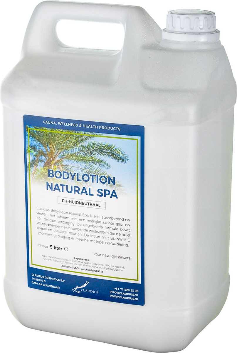 Goedkoopste Bodylotion Natural Spa 5 Liter - navulling