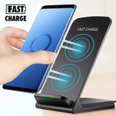 LifeLoom® Draadloze Oplader 15W Zwart- Draadloze Snellader - Draadloze Oplader - Fast Charger - Wireless Charger - o.a. voor Iphone en Samsung