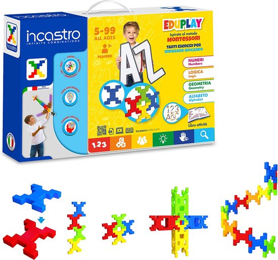 Incastro Infinite Combinations - Incastro Clipser Building Set - Eduplay A-Z