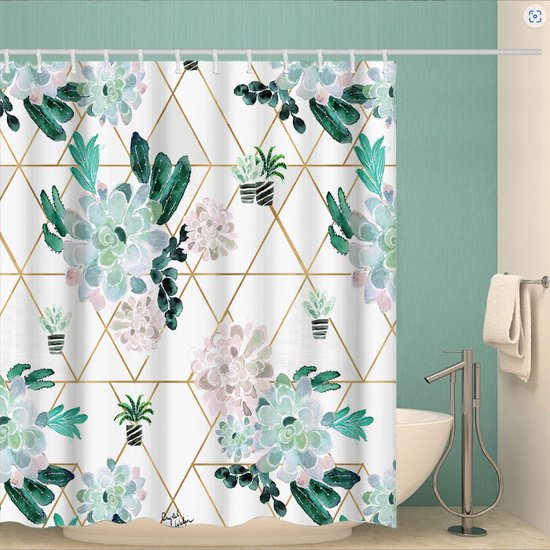 Maris Badmode Douchegordijn 180x200 cm Vintage Retro Series