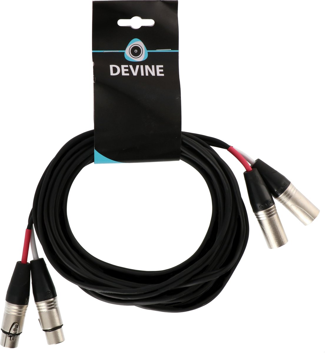 Devine MIC1002/5 kabel 2x XLR female - 2x XLR male 5 m