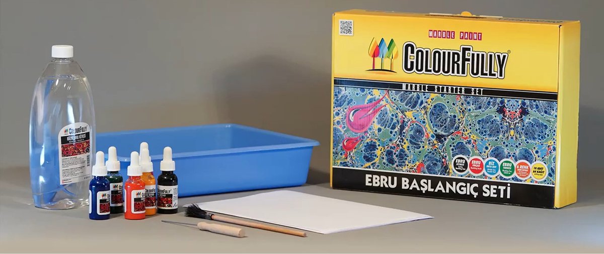 Kumtoys® Marbling set - Montessori speelgoed - Speelgoed meisjes en jongens - Knutselen meisjes en jongens - Spellen - Spelletjes voor kinderen - Kinderspeelgoed — afbeelding 5
