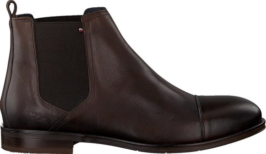 Tommy Hilfiger Heren Chelsea Boots Dress Casual Toecap - Cognac - Maat 45 |  bol.com