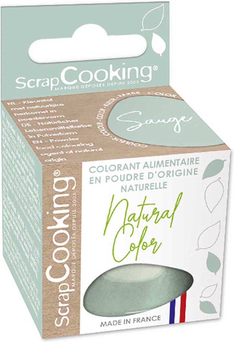 ScrapCooking Colorant Alimentaire Naturel Poudre Sage 10g